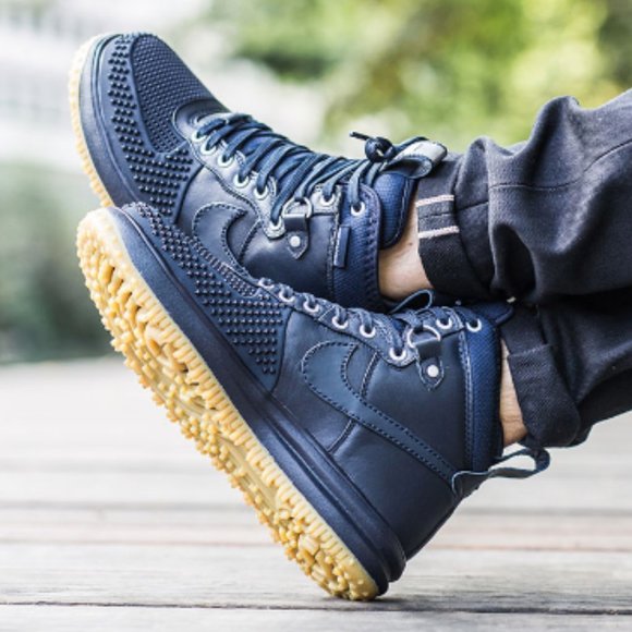 nike lunar force 1 duckboot navy